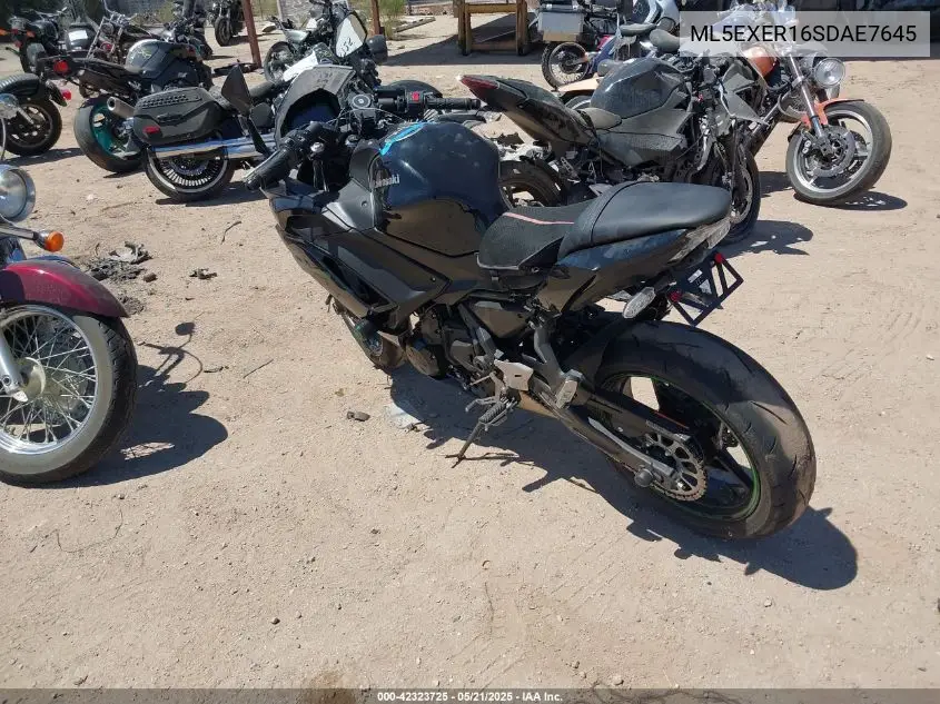 2025 Kawasaki Ex650 R VIN: ML5EXER16SDAE7645 Lot: 42323725