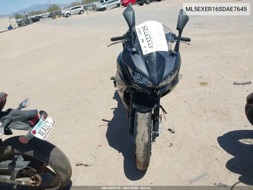 2025 Kawasaki Ex650 R VIN: ML5EXER16SDAE7645 Lot: 42323725