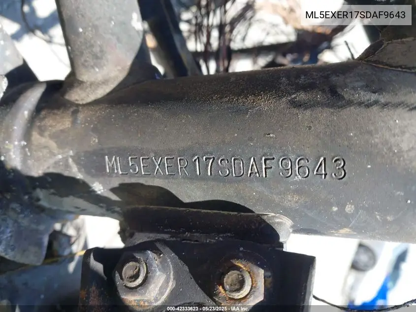 2025 Kawasaki Ex650 R VIN: ML5EXER17SDAF9643 Lot: 42333623