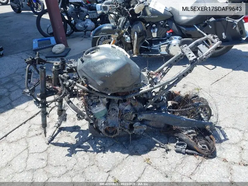 2025 Kawasaki Ex650 R VIN: ML5EXER17SDAF9643 Lot: 42333623