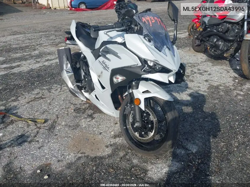 2025 Kawasaki Ex500 H VIN: ML5EXGH12SDA43996 Lot: 42362480