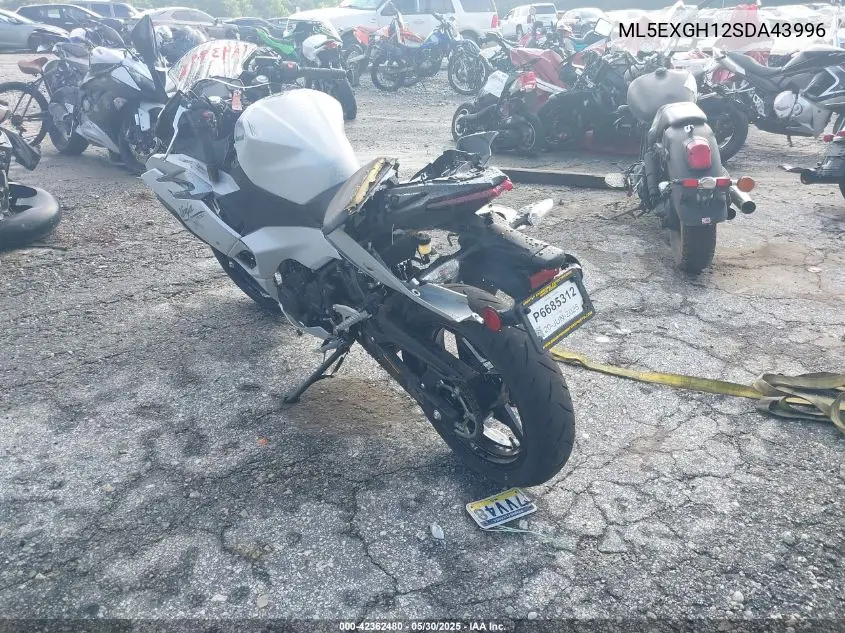 2025 Kawasaki Ex500 H VIN: ML5EXGH12SDA43996 Lot: 42362480