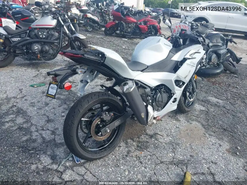 2025 Kawasaki Ex500 H VIN: ML5EXGH12SDA43996 Lot: 42362480