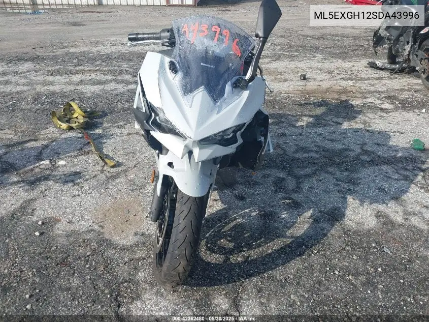 2025 Kawasaki Ex500 H VIN: ML5EXGH12SDA43996 Lot: 42362480