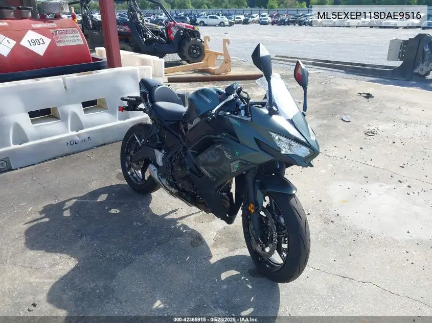 2025 Kawasaki Ex650 P VIN: ML5EXEP11SDAE9516 Lot: 42365915