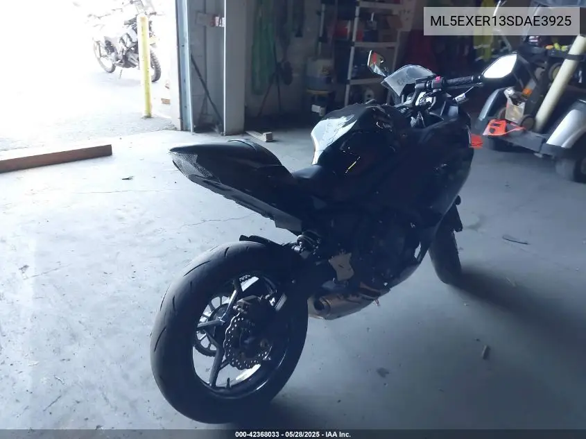 2025 Kawasaki Ex650 R VIN: ML5EXER13SDAE3925 Lot: 42368033