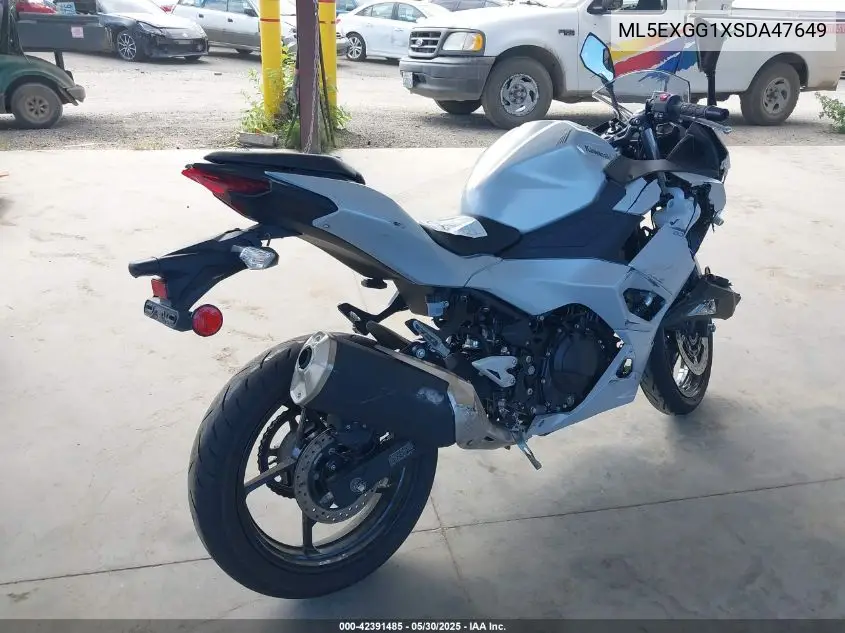 2025 Kawasaki Ex500 VIN: ML5EXGG1XSDA47649 Lot: 42391485