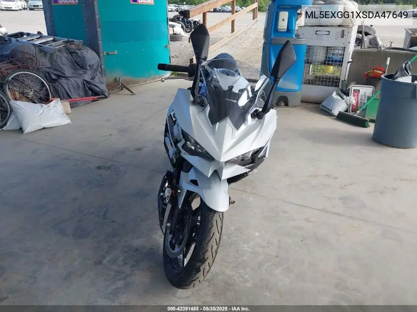 2025 Kawasaki Ex500 VIN: ML5EXGG1XSDA47649 Lot: 42391485