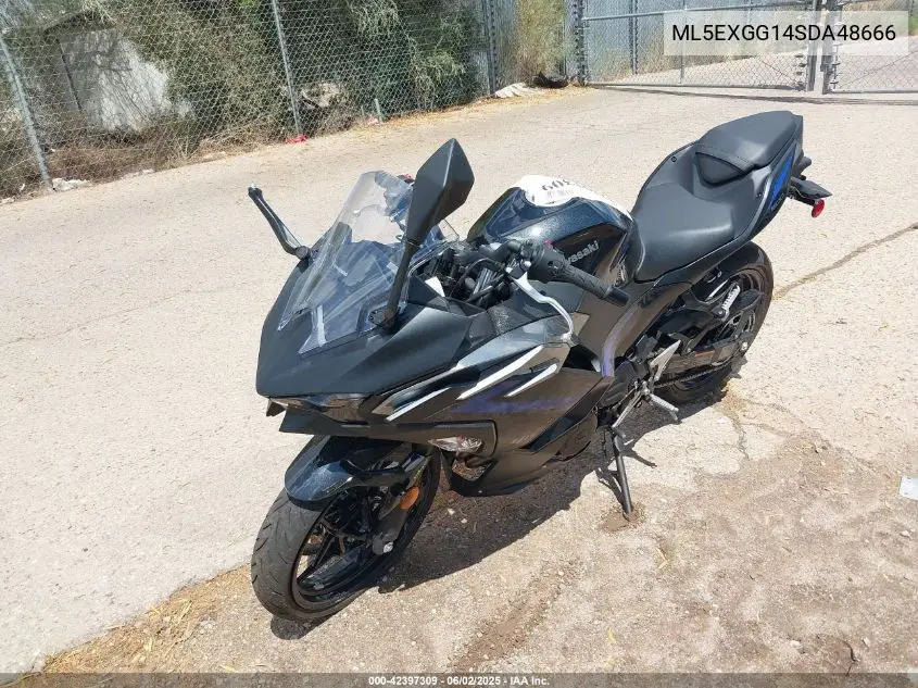 2025 Kawasaki Ex500 VIN: ML5EXGG14SDA48666 Lot: 42397309