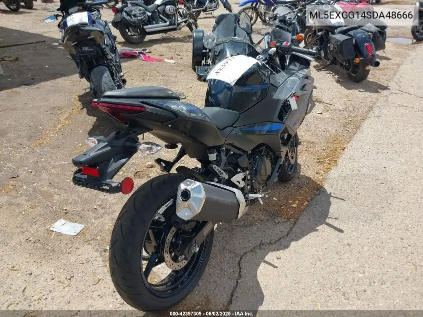2025 Kawasaki Ex500 VIN: ML5EXGG14SDA48666 Lot: 42397309