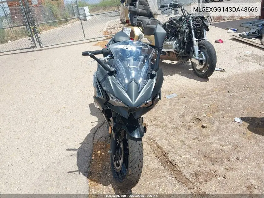 2025 Kawasaki Ex500 VIN: ML5EXGG14SDA48666 Lot: 42397309
