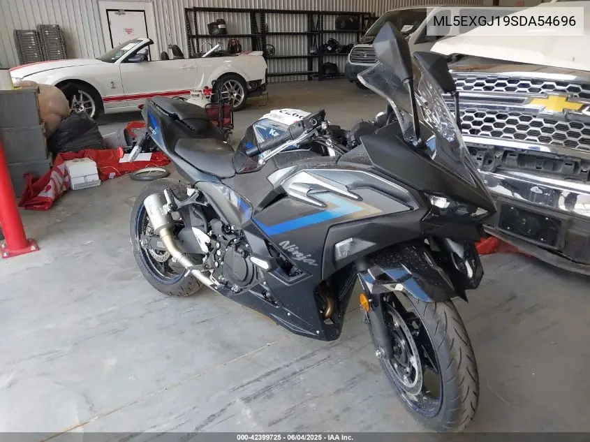 2025 Kawasaki Ex500 A/B VIN: ML5EXGJ19SDA54696 Lot: 42399725