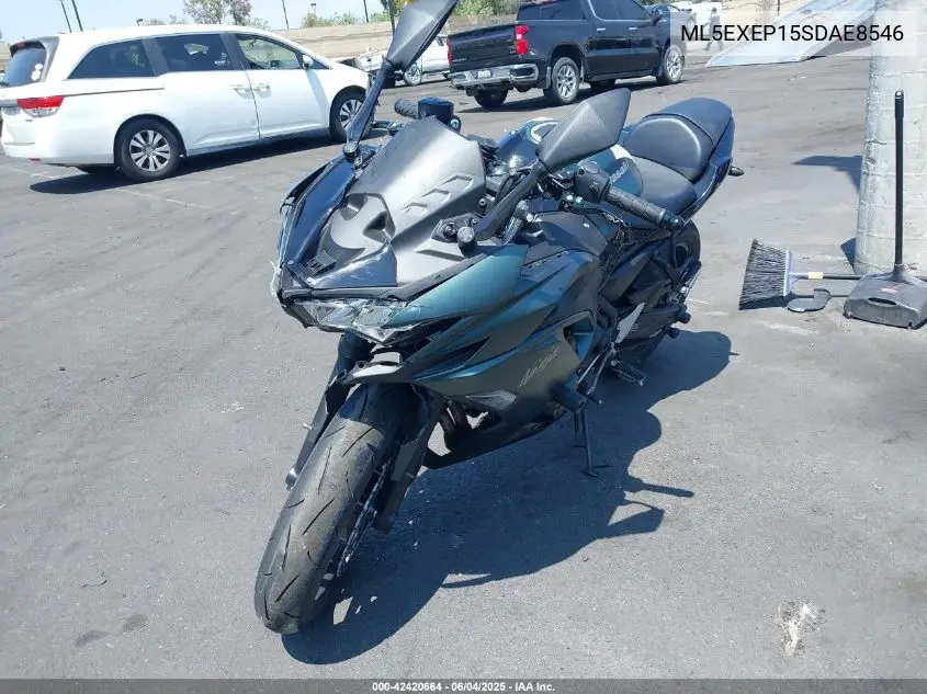 2025 Kawasaki Ex650 P VIN: ML5EXEP15SDAE8546 Lot: 42420664