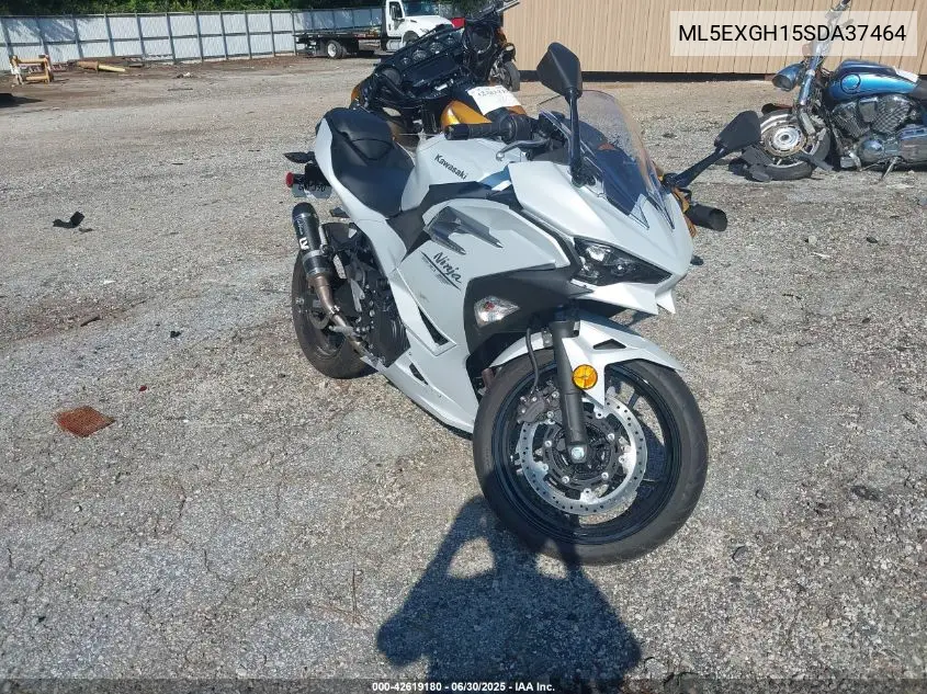 2025 Kawasaki Ex500 H VIN: ML5EXGH15SDA37464 Lot: 42619180