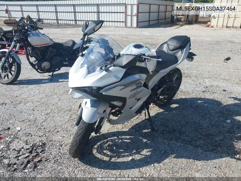 2025 Kawasaki Ex500 H VIN: ML5EXGH15SDA37464 Lot: 42619180