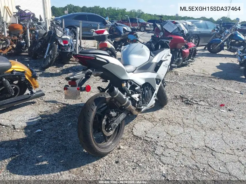 2025 Kawasaki Ex500 H VIN: ML5EXGH15SDA37464 Lot: 42619180