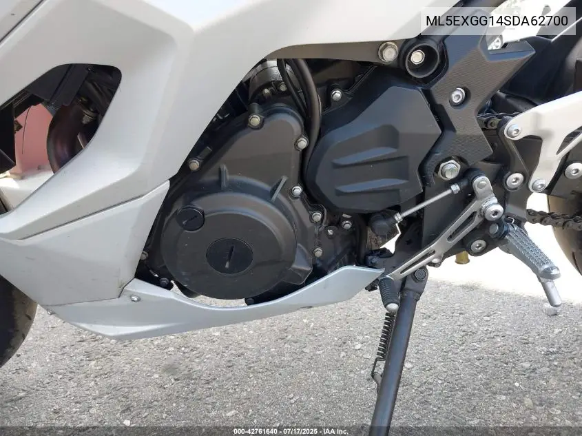 2025 Kawasaki Ex500 VIN: ML5EXGG14SDA62700 Lot: 42761640