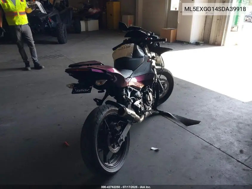 2025 Kawasaki Ex500 VIN: ML5EXGG14SDA39918 Lot: 42762250
