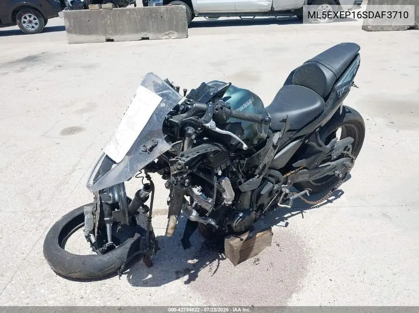 2025 Kawasaki Ex650 P VIN: ML5EXEP16SDAF3710 Lot: 42794822
