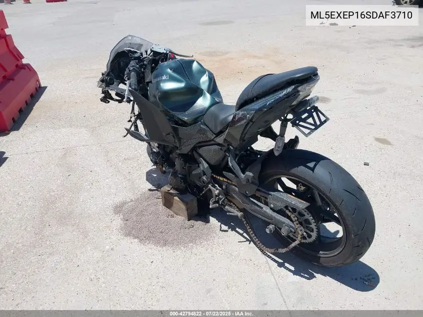 2025 Kawasaki Ex650 P VIN: ML5EXEP16SDAF3710 Lot: 42794822