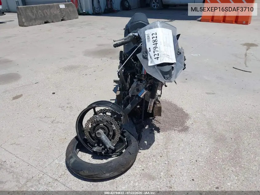 2025 Kawasaki Ex650 P VIN: ML5EXEP16SDAF3710 Lot: 42794822