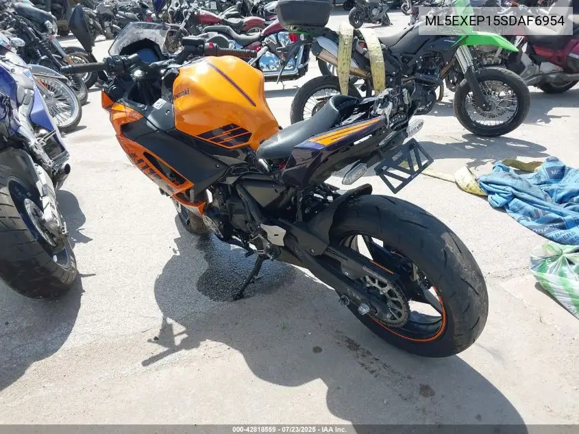 2025 Kawasaki Ex650 P VIN: ML5EXEP15SDAF6954 Lot: 42818559