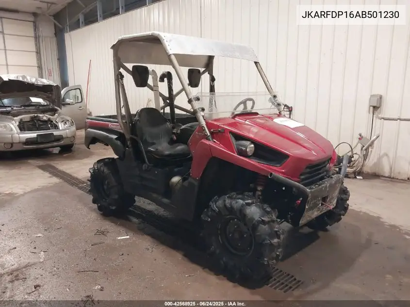 2010 Kawasaki Krf-750 P VIN: JKARFDP16AB501230 Lot: 42568925