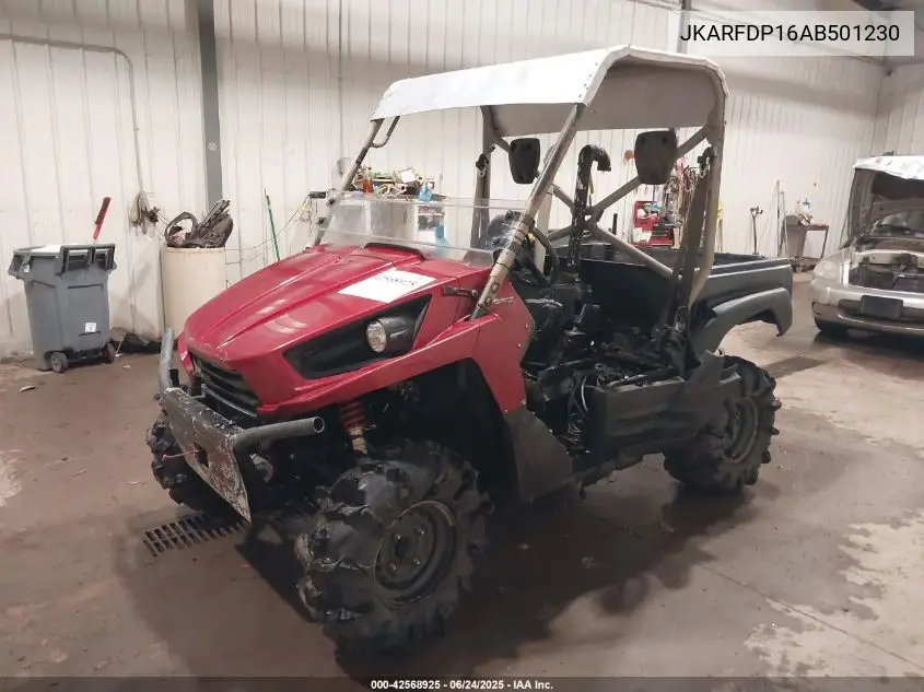 2010 Kawasaki Krf-750 P VIN: JKARFDP16AB501230 Lot: 42568925