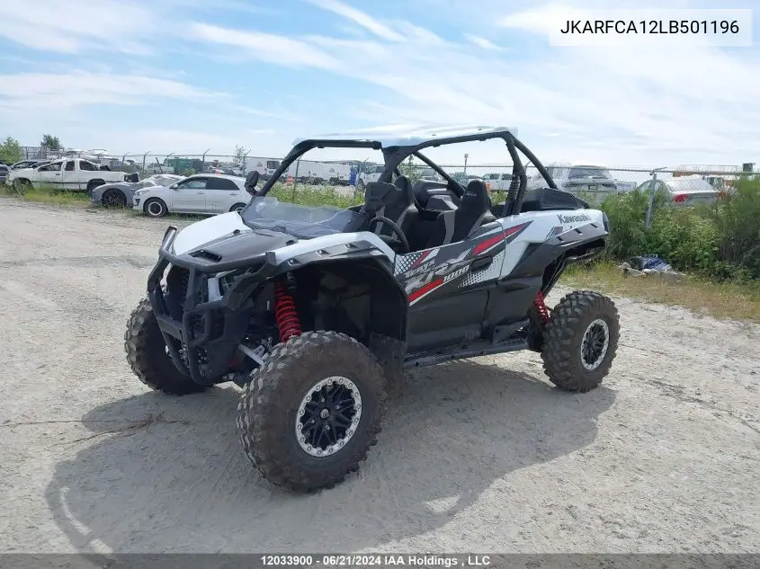 2020 Kawasaki Krf 1000 A VIN: JKARFCA12LB501196 Lot: 12033900