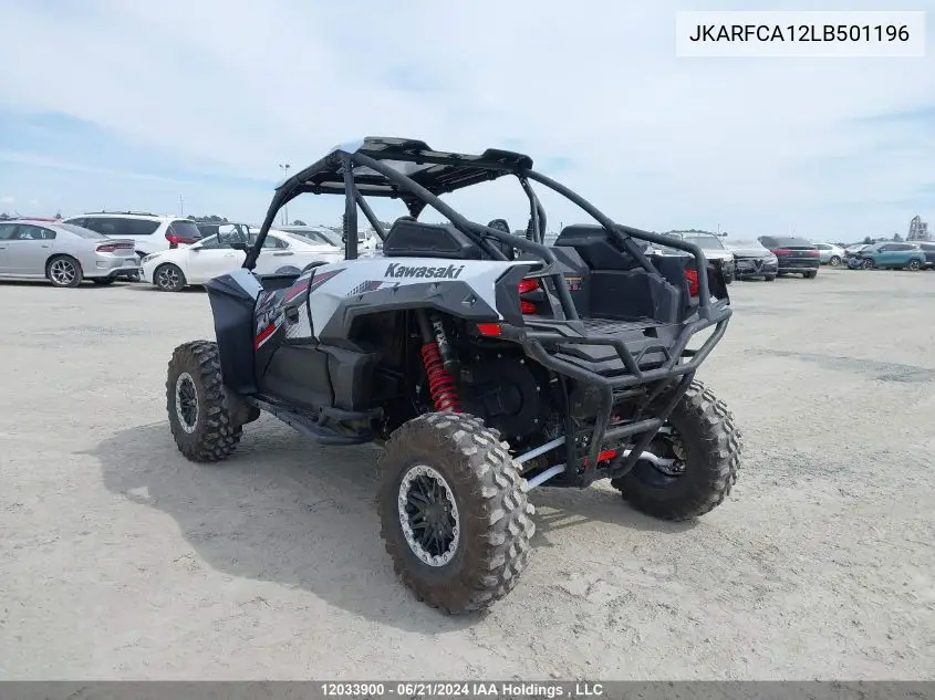2020 Kawasaki Krf 1000 A VIN: JKARFCA12LB501196 Lot: 12033900