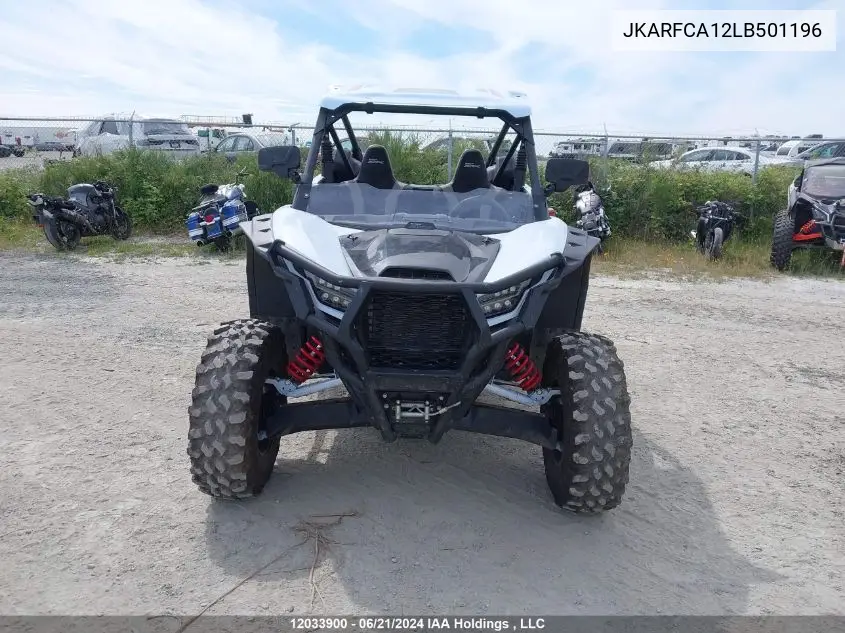 2020 Kawasaki Krf 1000 A VIN: JKARFCA12LB501196 Lot: 12033900