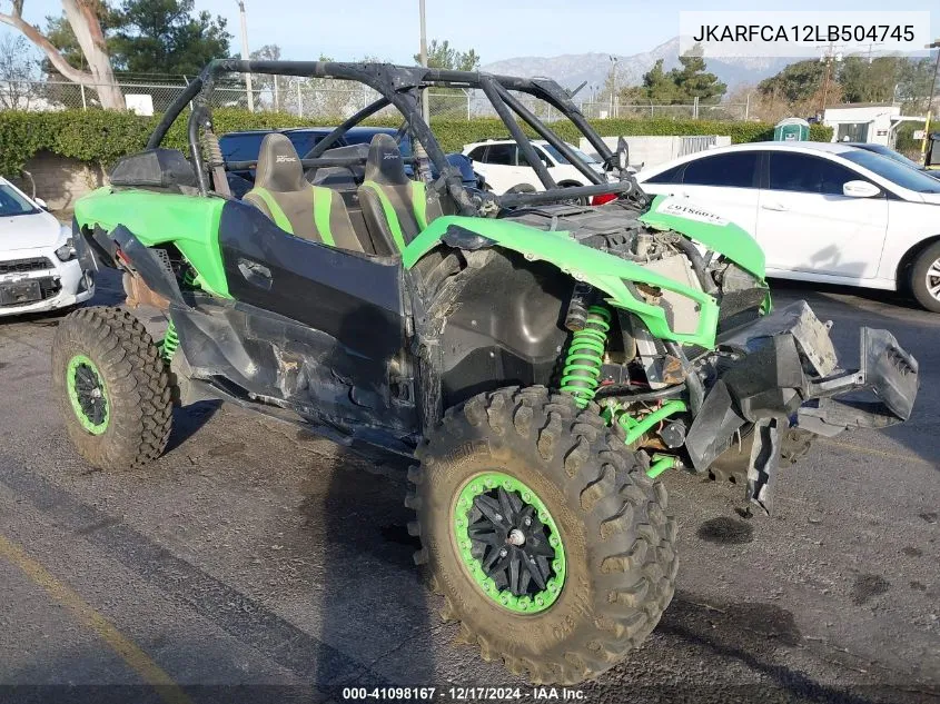 2020 Kawasaki Krf 1000 A VIN: JKARFCA12LB504745 Lot: 41098167