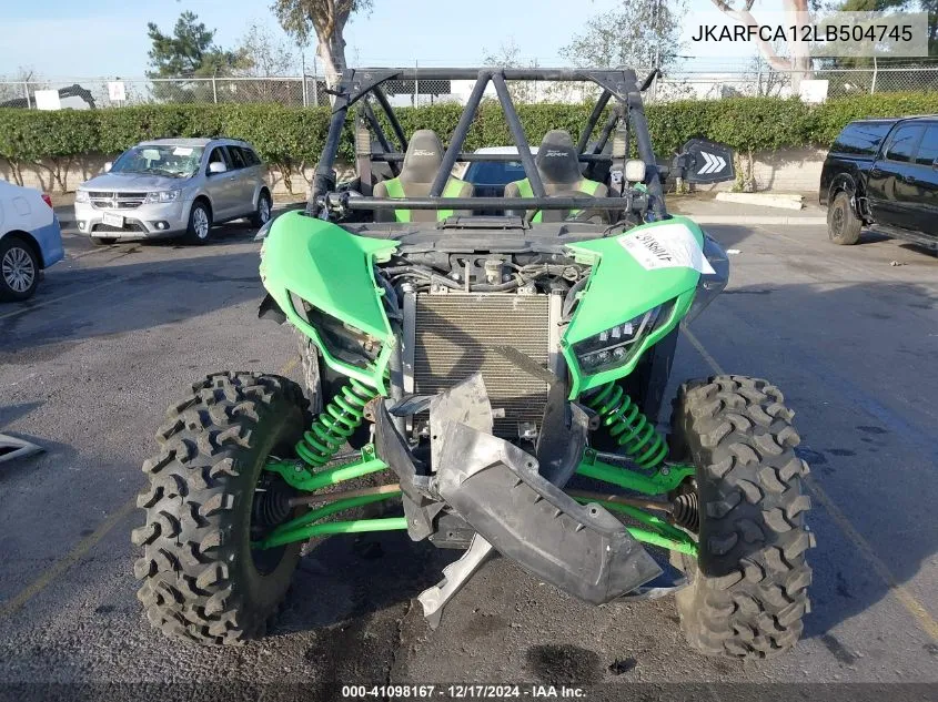 2020 Kawasaki Krf 1000 A VIN: JKARFCA12LB504745 Lot: 41098167