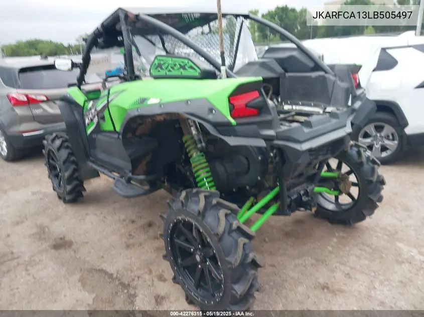 2020 Kawasaki Krf 1000 A VIN: JKARFCA13LB505497 Lot: 42276315
