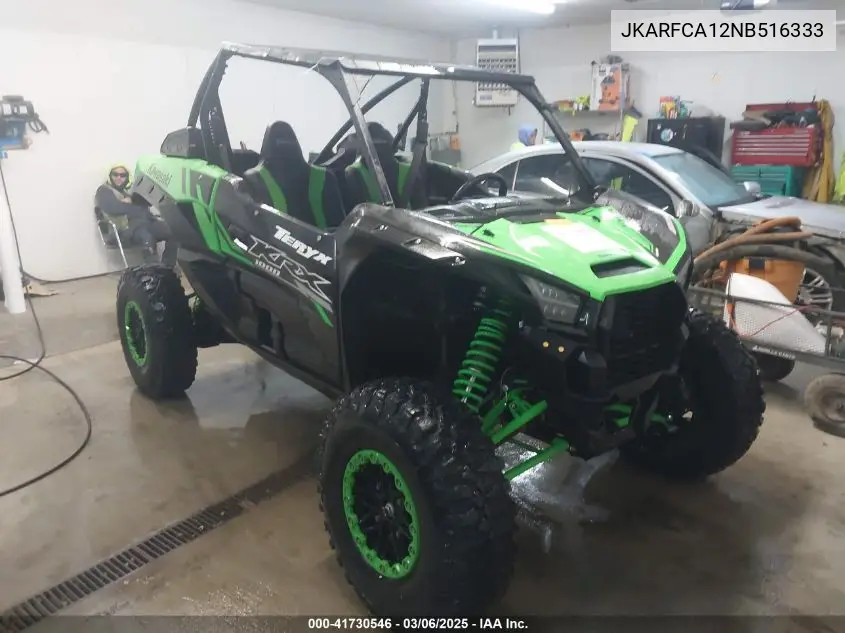 2022 Kawasaki Krf 1000 A VIN: JKARFCA12NB516333 Lot: 41730546