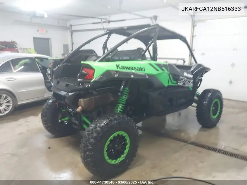 2022 Kawasaki Krf 1000 A VIN: JKARFCA12NB516333 Lot: 41730546