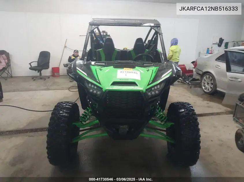 2022 Kawasaki Krf 1000 A VIN: JKARFCA12NB516333 Lot: 41730546