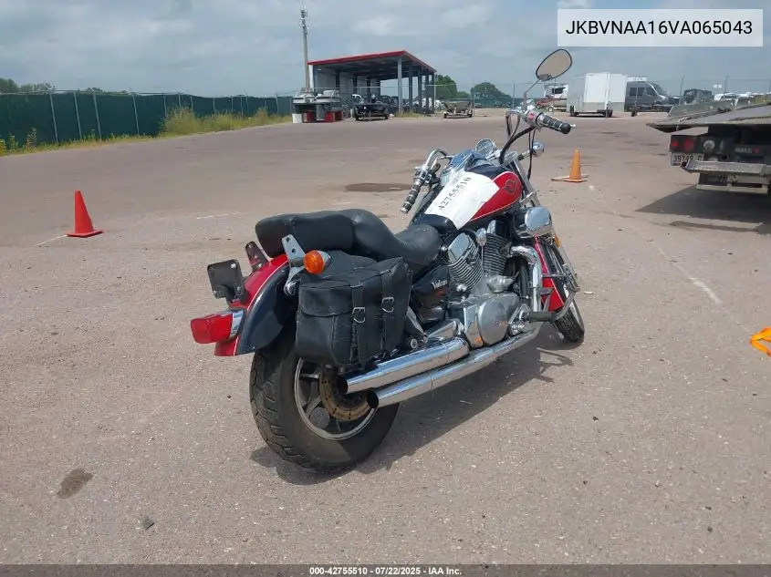 1997 Kawasaki Vn1500 A VIN: JKBVNAA16VA065043 Lot: 42755510
