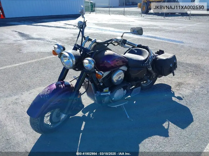 1999 Kawasaki Vn1500 J VIN: JKBVNAJ11XA002550 Lot: 41802984