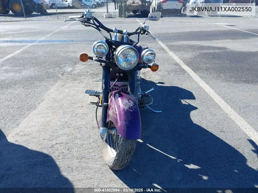 1999 Kawasaki Vn1500 J VIN: JKBVNAJ11XA002550 Lot: 41802984