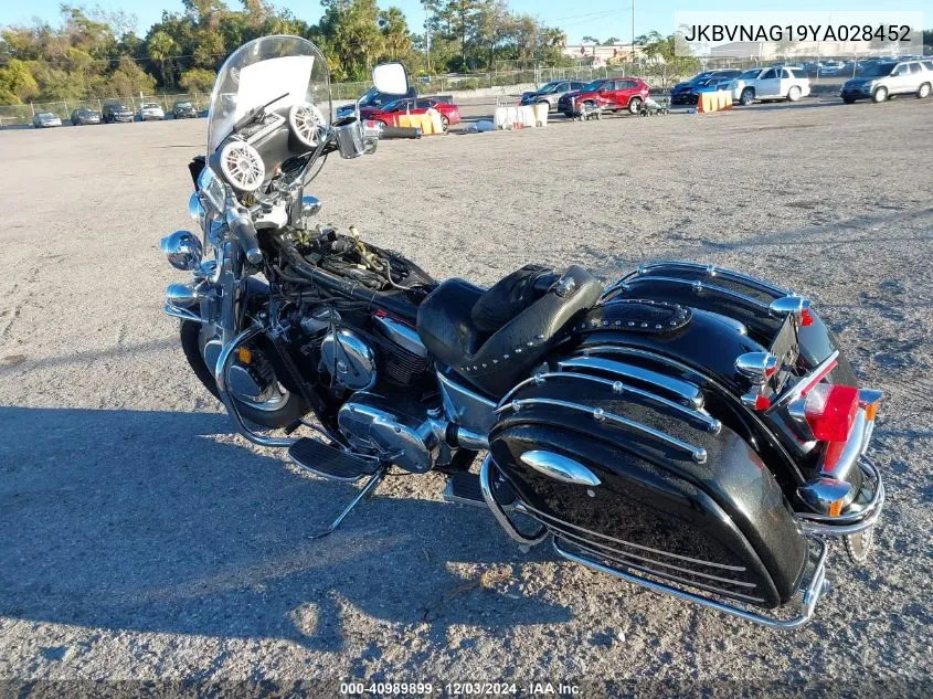 2000 Kawasaki Vn1500 G VIN: JKBVNAG19YA028452 Lot: 40989899