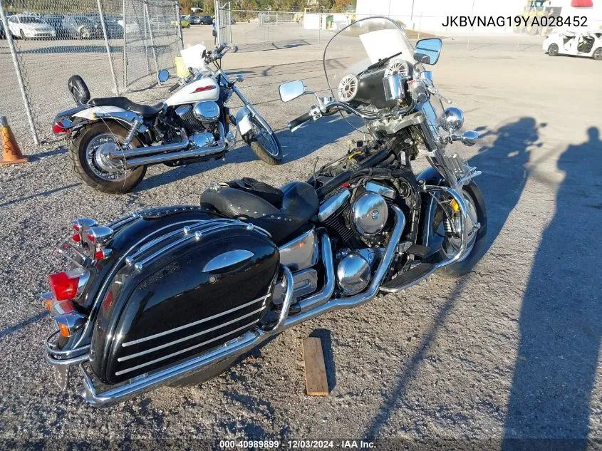 2000 Kawasaki Vn1500 G VIN: JKBVNAG19YA028452 Lot: 40989899
