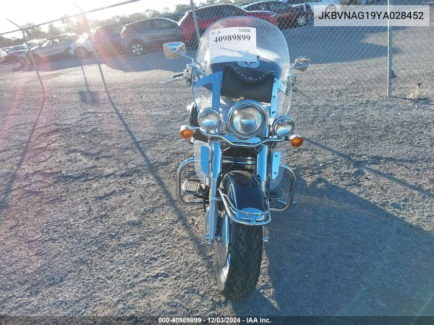 2000 Kawasaki Vn1500 G VIN: JKBVNAG19YA028452 Lot: 40989899