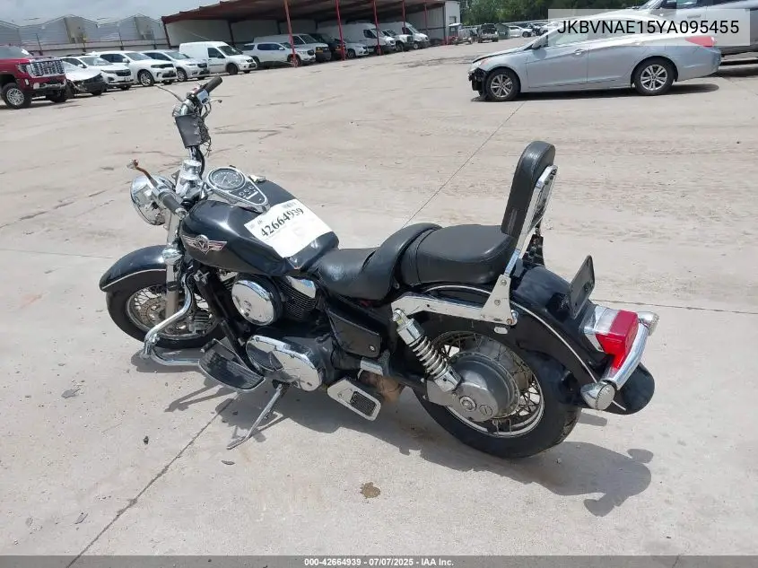 2000 Kawasaki Vn1500 E VIN: JKBVNAE15YA095455 Lot: 42664939
