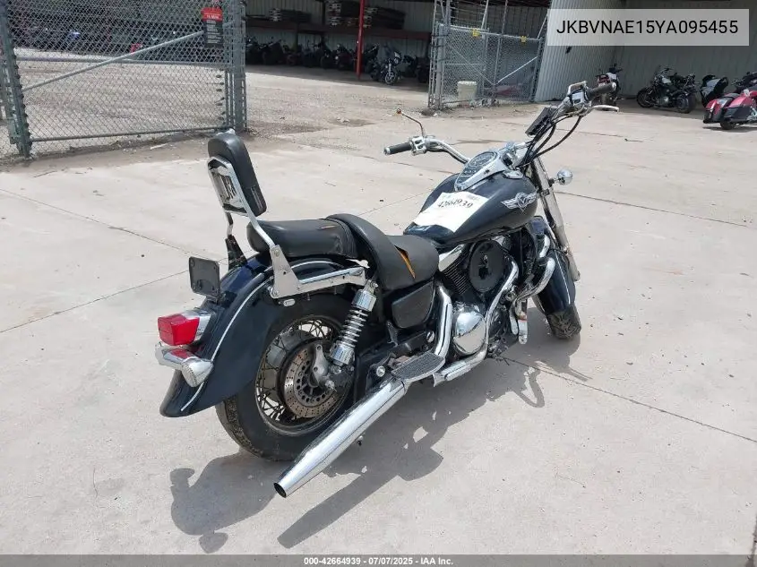 2000 Kawasaki Vn1500 E VIN: JKBVNAE15YA095455 Lot: 42664939