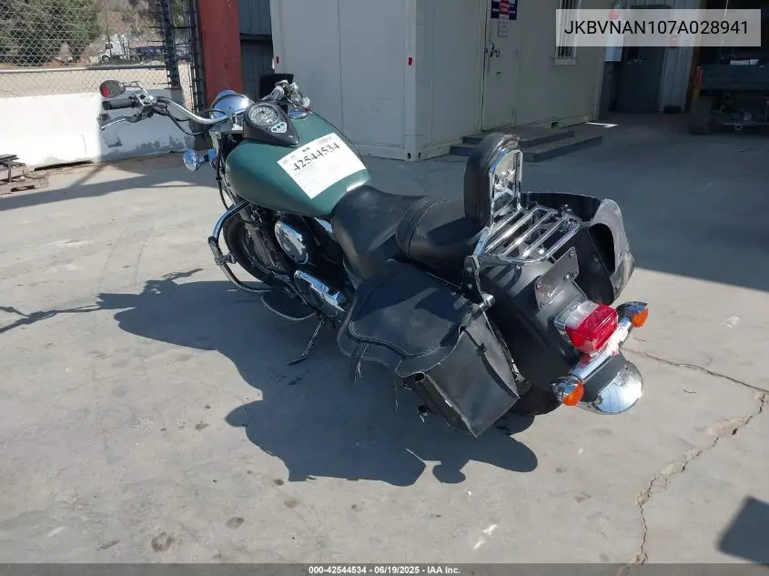 2007 Kawasaki Vn1500 N1 VIN: JKBVNAN107A028941 Lot: 42544534