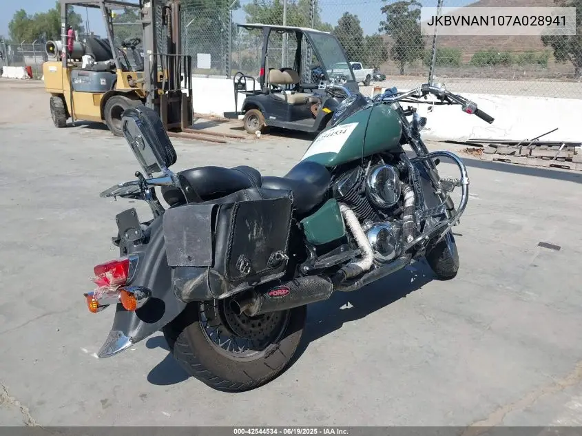 2007 Kawasaki Vn1500 N1 VIN: JKBVNAN107A028941 Lot: 42544534
