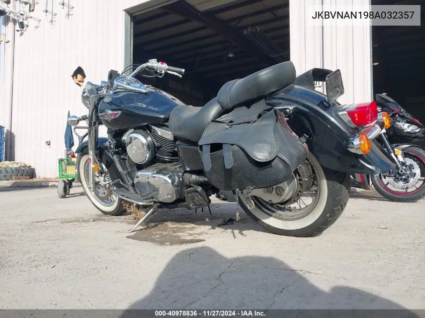 2008 Kawasaki Vn1500 N1 VIN: JKBVNAN198A032357 Lot: 40978836