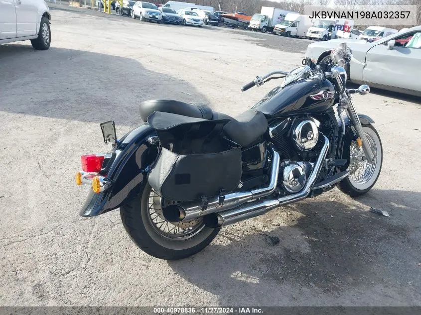 2008 Kawasaki Vn1500 N1 VIN: JKBVNAN198A032357 Lot: 40978836