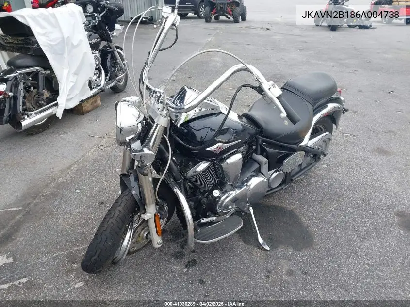 2006 Kawasaki Vn900 B VIN: JKAVN2B186A004738 Lot: 41930289